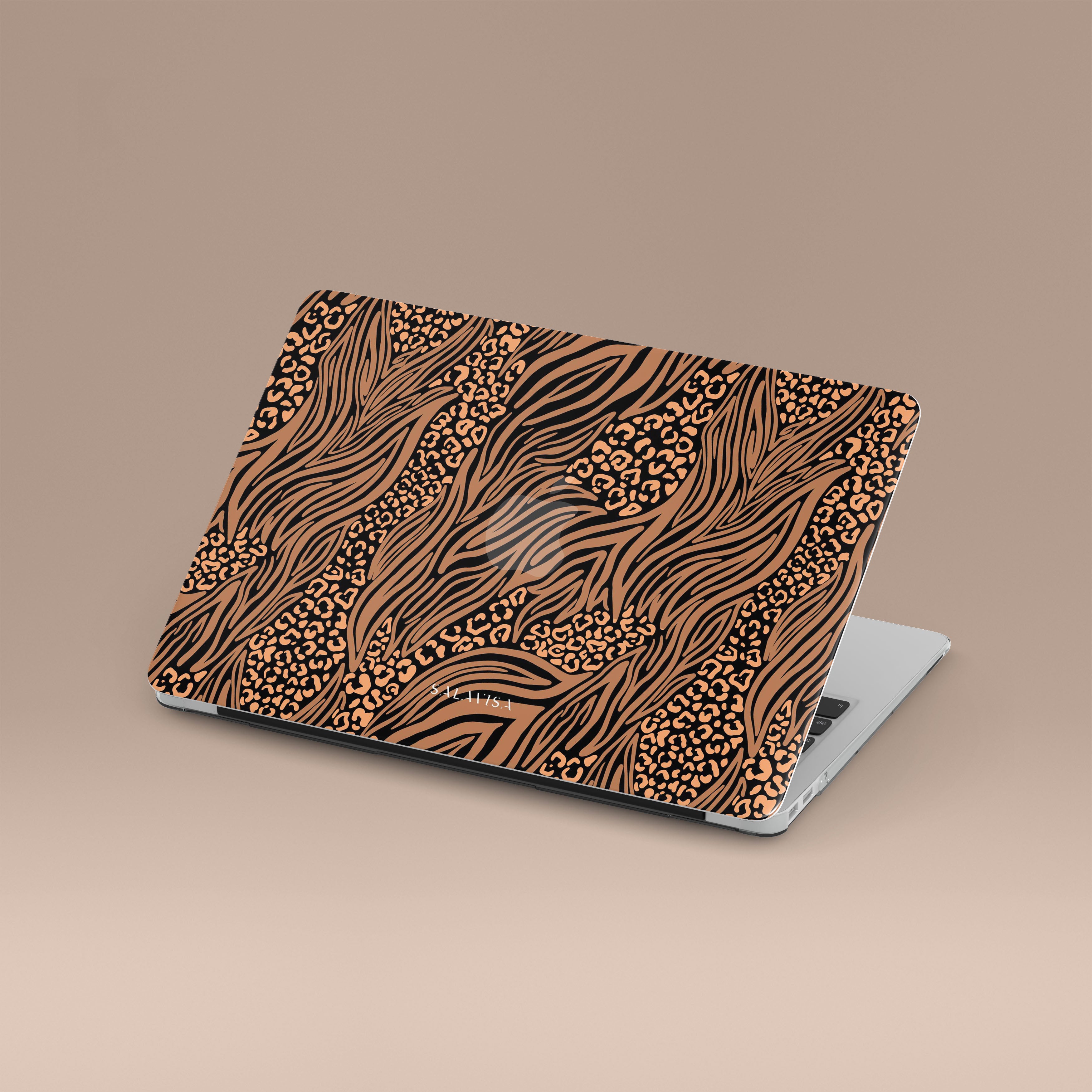 Stylish Zebra & Leopard Print MacBook Pro Case - Durable Protective Cover for MacBook Pro 13/15 inch - Trendy Laptop Sleeve for Work, School & Travel
