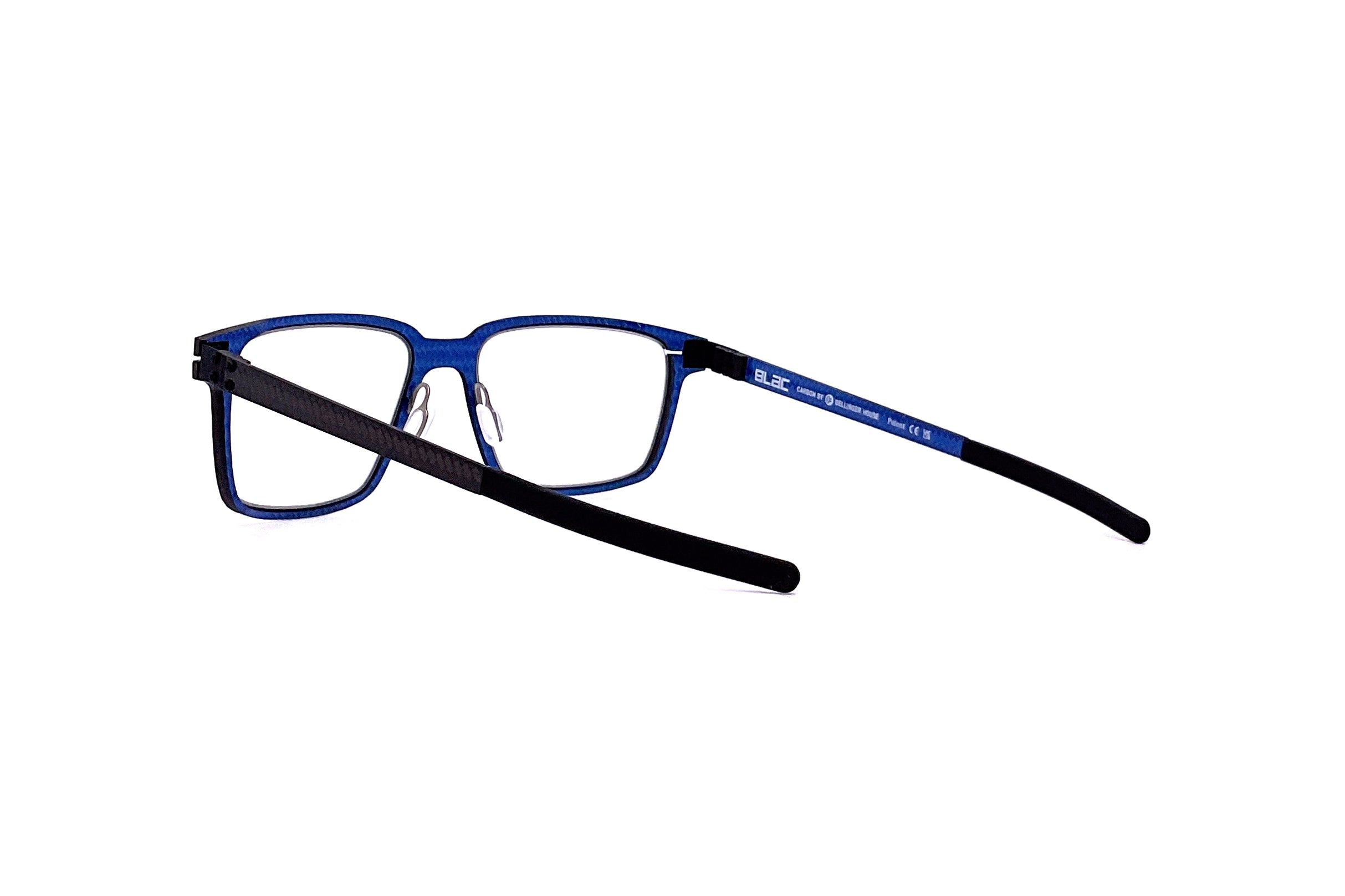 Blac Eyewear Holt Carbon/Sky Polarized Sunglasses for Men & Women - UV Protection, Lightweight & Stylish for Driving, Running, and Outdoor Activities