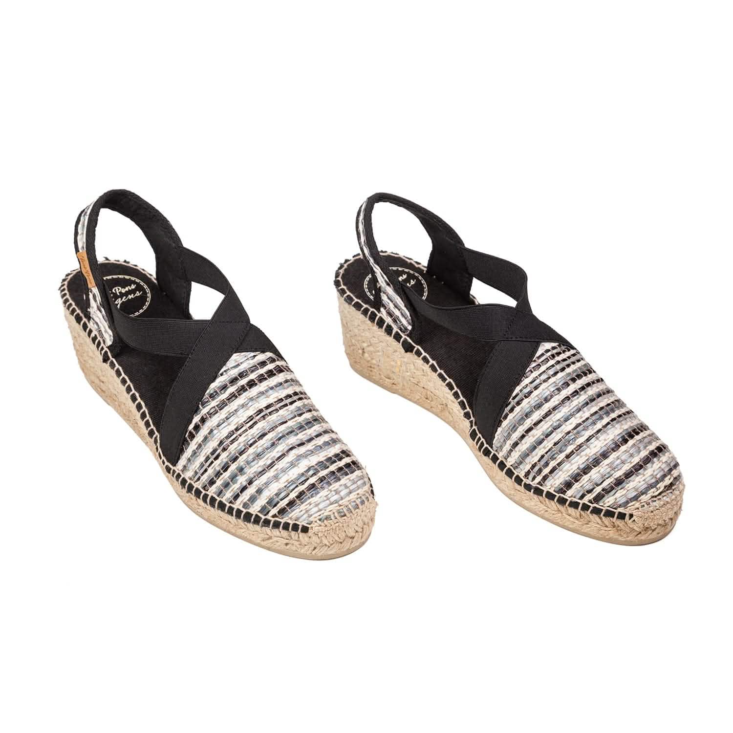Women's Comfortable Cotton Blend Wedge Espadrille Shoes - Breathable Summer Sandals for Beach, Vacation & Casual Outings