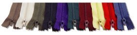 3# Nylon Zipper 14 Inch Red - Durable & Smooth for DIY Crafts, Bags, Jackets & Sewing Projects