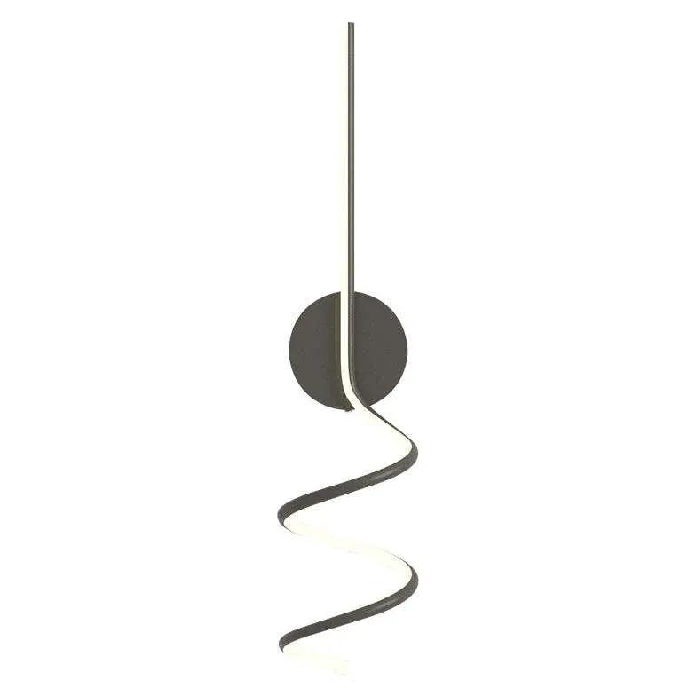 Modern Spiral LED Wall Lights for Bedroom - Dimmable Ambient Lighting for Home Decor, Living Room, and Dorm Room