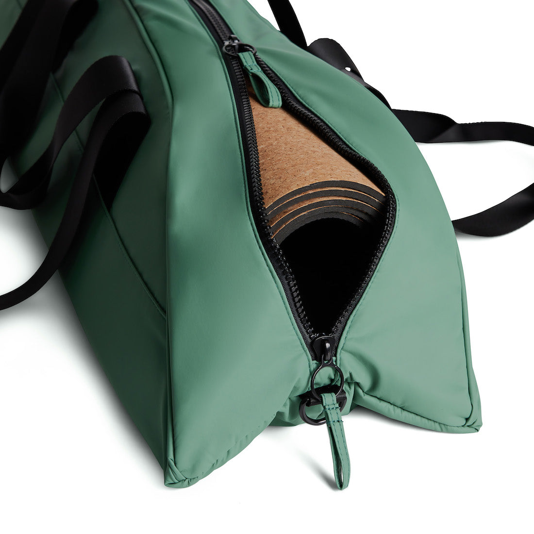 Premium Studio Yoga Bag in Sage Green - Eco-Friendly & Spacious for Yoga Mats & Accessories - Perfect for Yoga Classes, Gym, and Travel