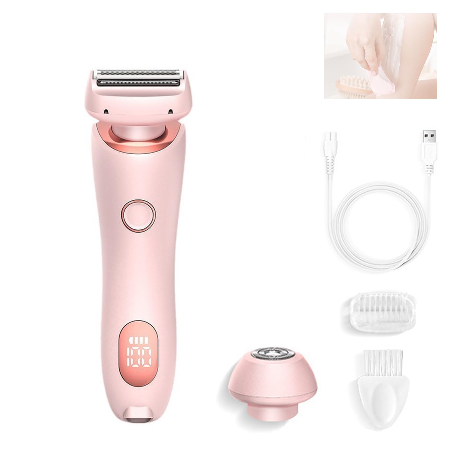 Best Electric Razor for Men - Wet & Dry Shaver with Single Blade for Smooth Shave - Perfect for Travel, Home & Gym Use