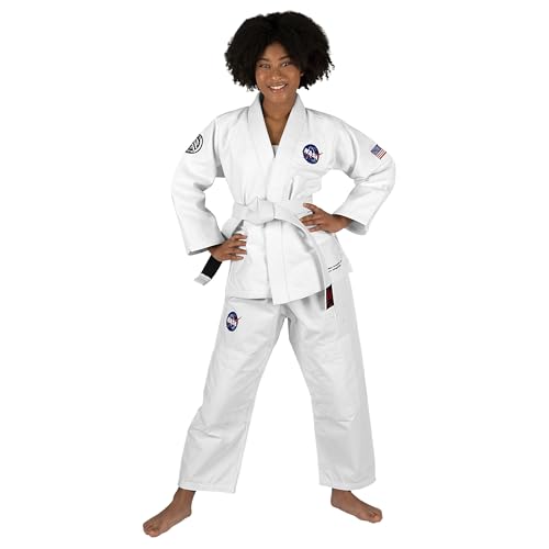 Sanabul NASA Kids BJJ Gi - Lightweight Youth Jiu Jitsu Uniform with Cosmic Design | Perfect for Training, Competitions & Martial Arts Classes