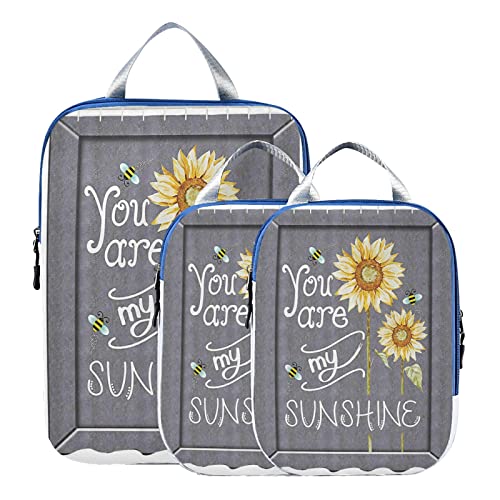 3set-Sunflower With Bees