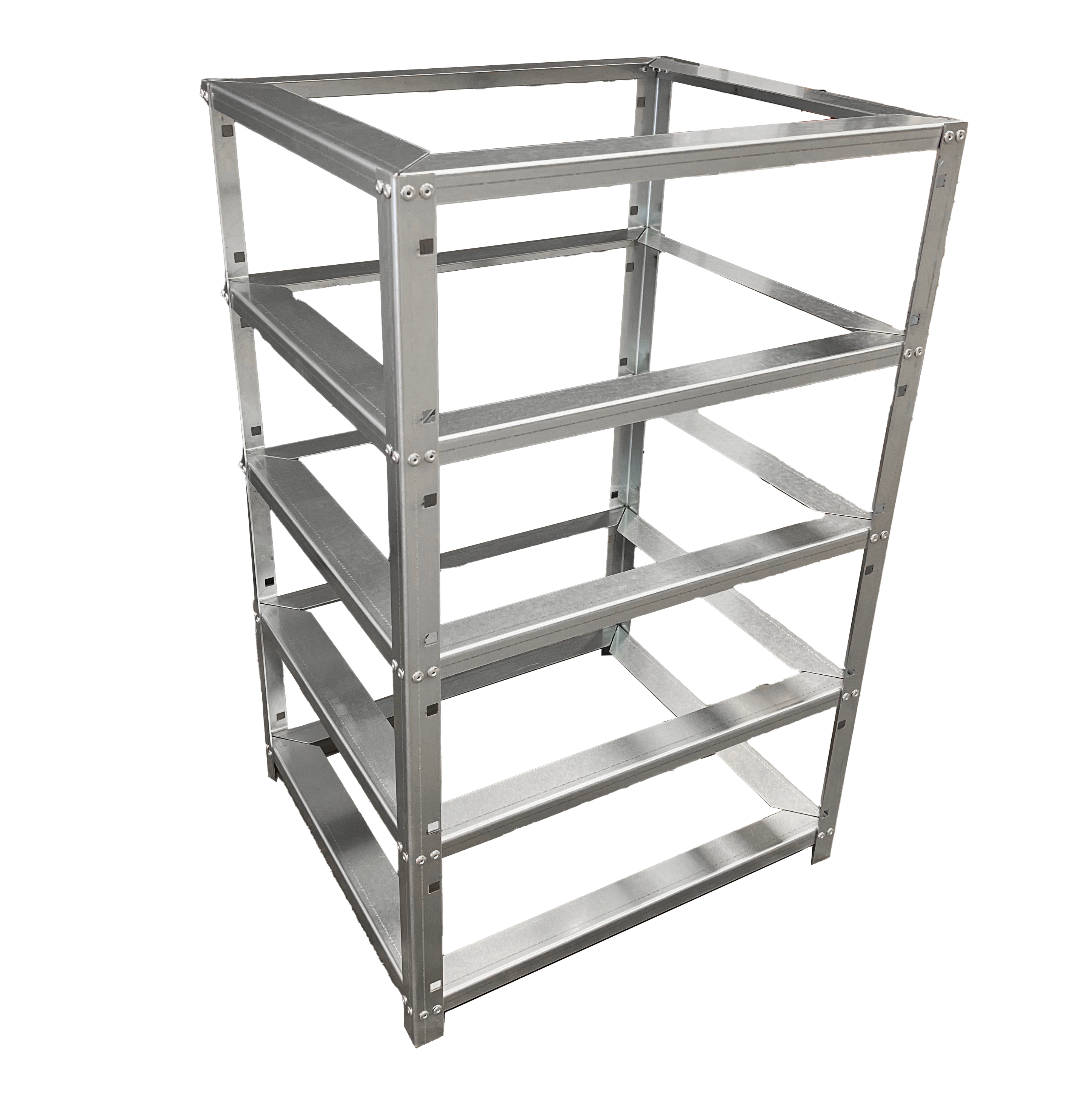Elios Pylontech Battery Rack for 4 X US5000 | Heavy Duty Galvanized Steel Solar Battery Storage Rack | Perfect for Home Solar Systems & Off-Grid Power Storage