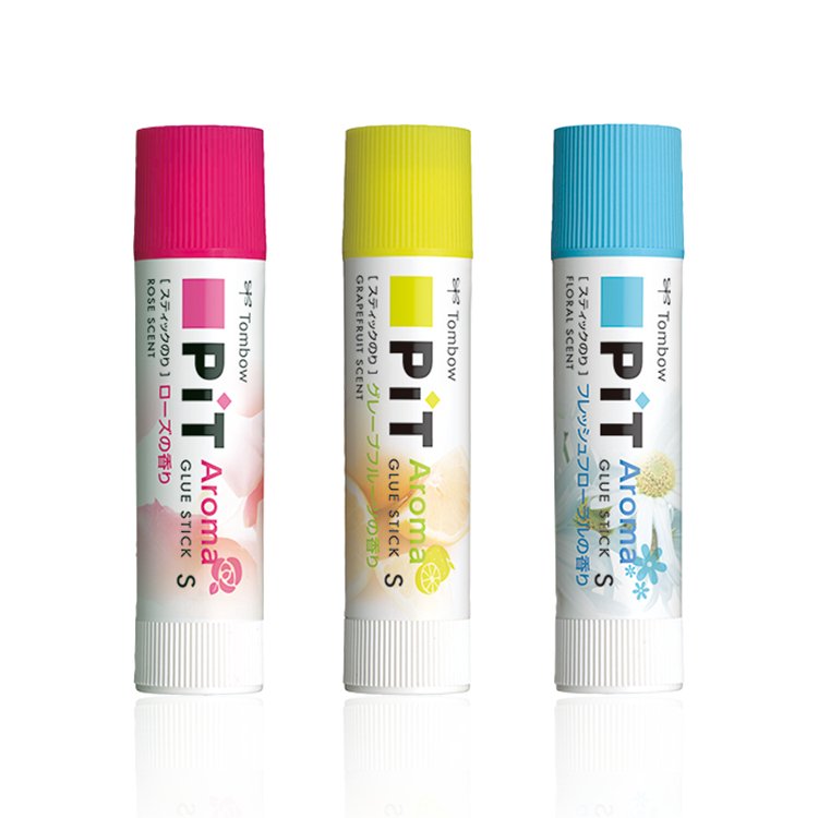 Tombow PiT Aroma Glue Stick - Strong Adhesive for Paper, Photos & Crafts - Perfect for Scrapbooking, DIY Projects & Office Use