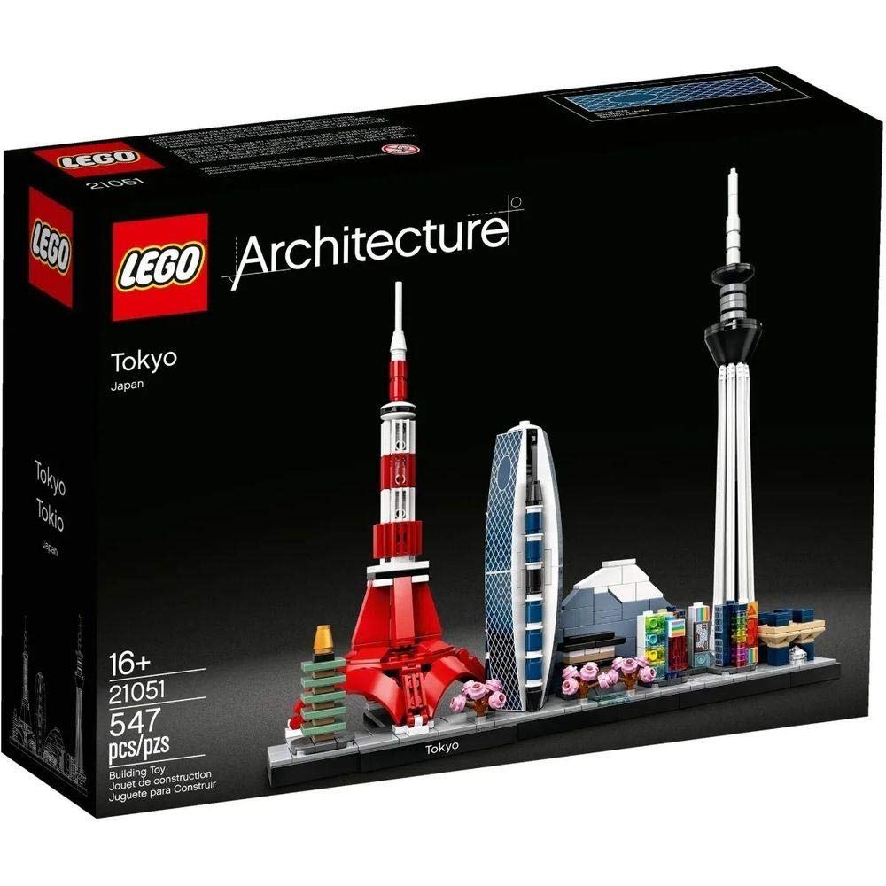 LEGO Architecture Skylines: Tokyo 21051 Building Kit - 547-Piece Collectible Model Set for Adults, Perfect for Home Decor, Office Display & Architecture Enthusiasts