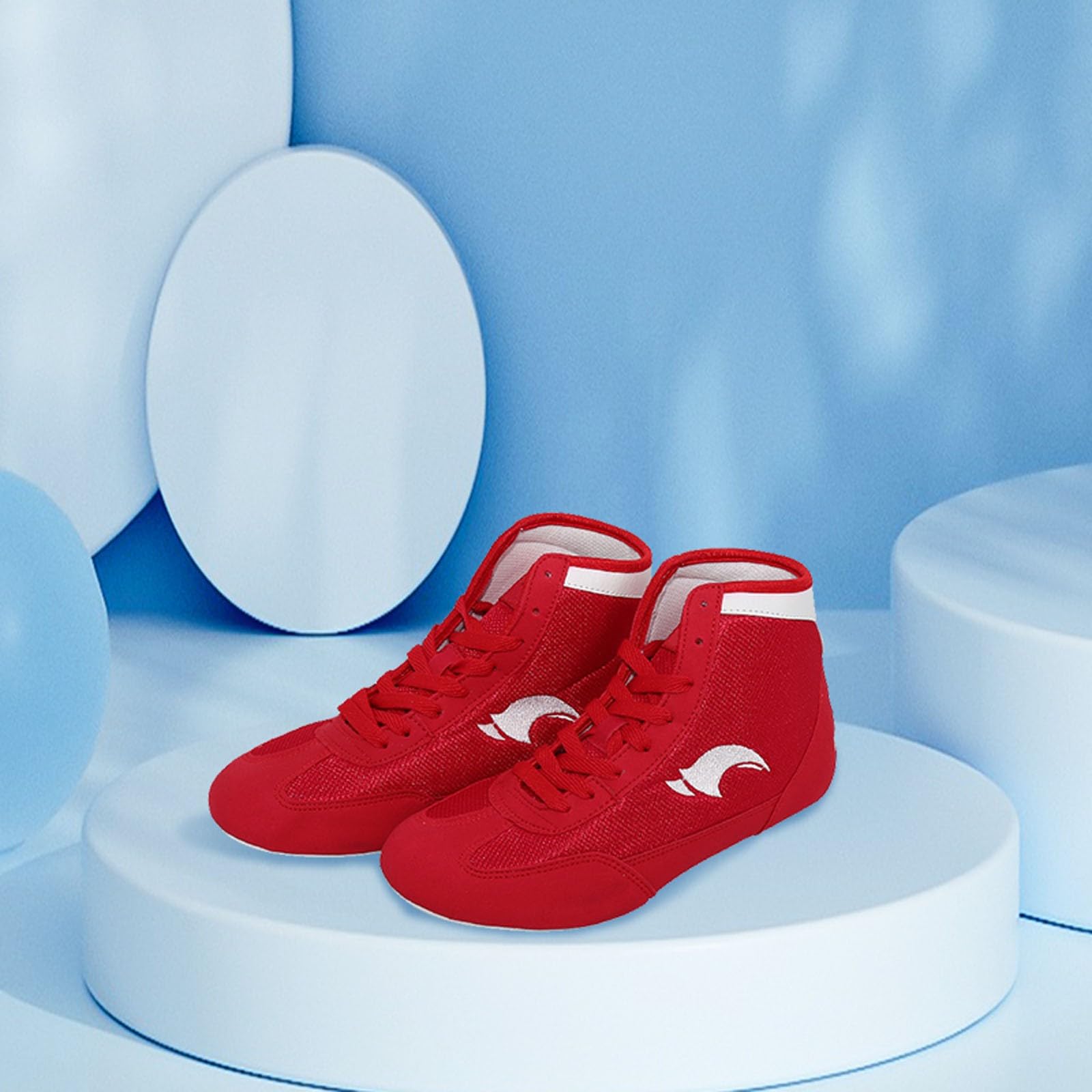 Best Kids Boxing Shoes for Sports Training - High Top Wrestling Boots for Boys & Girls - Competition & Fitness Gym Shoes for Martial Arts & MMA Training