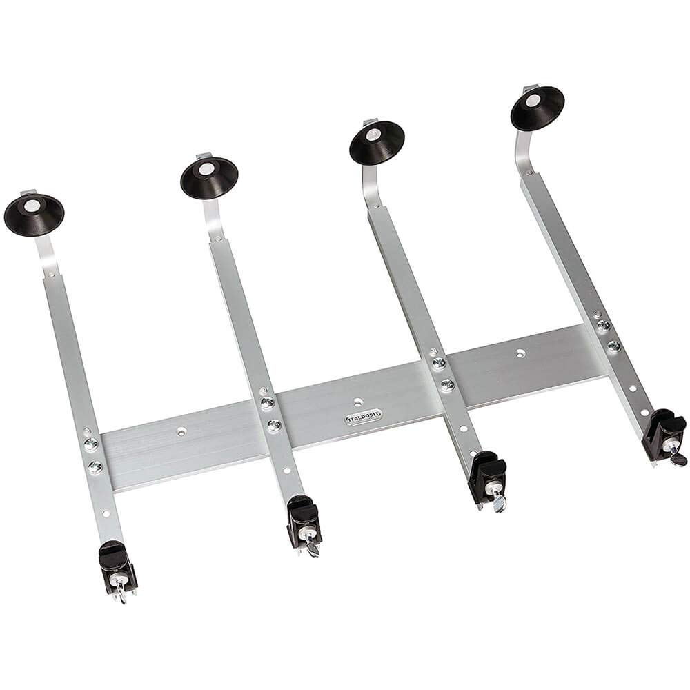 Premium 4-Bottle Aluminum Liquor Dispenser with Chrome Steel Spouts - Ideal for Bars, Restaurants, and Home Entertaining | World Cuisine 44056-04