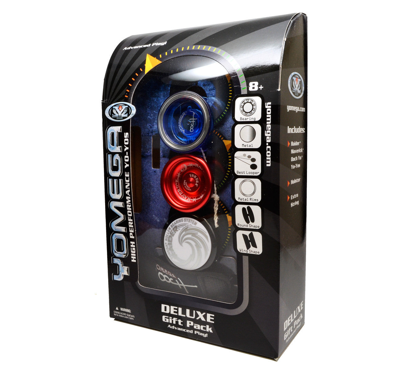 Yomega Deluxe 3-Piece Yo-Yo Gift Set - Professional Yo-Yos for Beginners & Advanced Players - Perfect for Gifts, Competitions & Skill Development