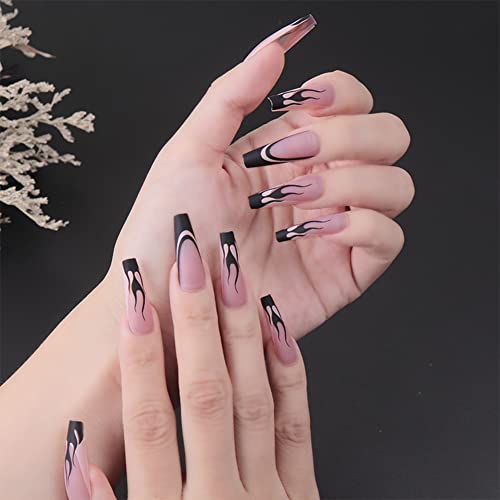 Flame False Nails-A