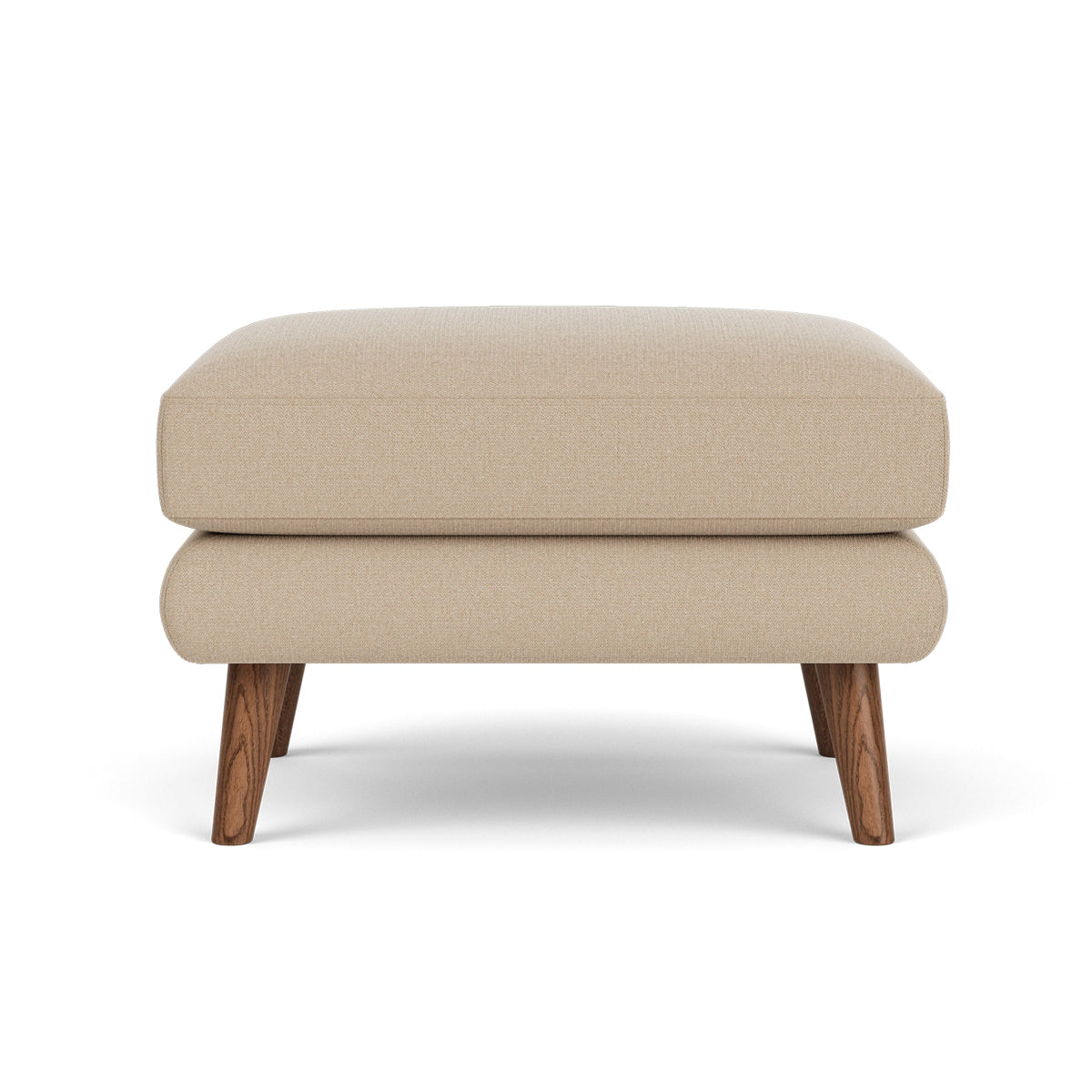 George Fabric Ottoman - Stylish and Comfortable Footrest, Storage Bench for Living Room, Bedroom, or Office - Perfect for Relaxing, Extra Seating & Home Organization