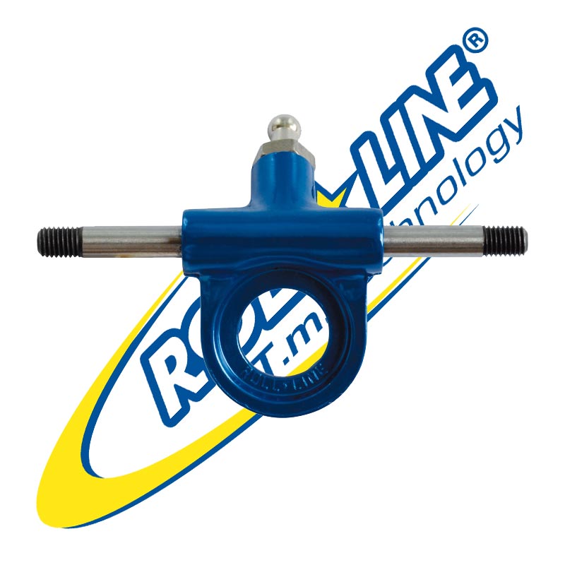 Roll Line Heavy Duty Steel Truck for Skateboards & Roller Skates - Durable All-Terrain Wheels for Outdoor & Indoor Skating