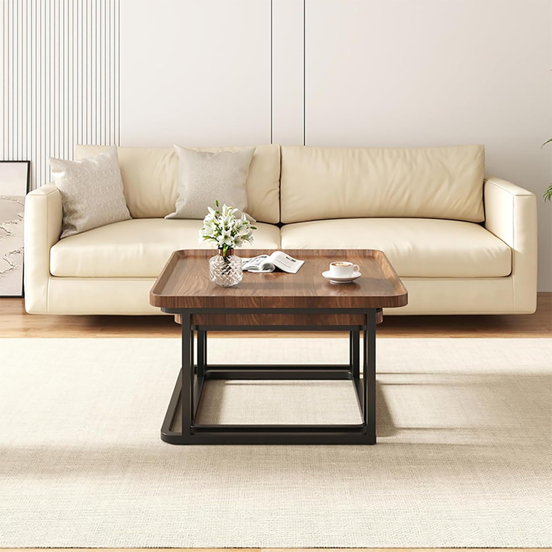 Modern Nesting Coffee Table Set of 2 - 23.6