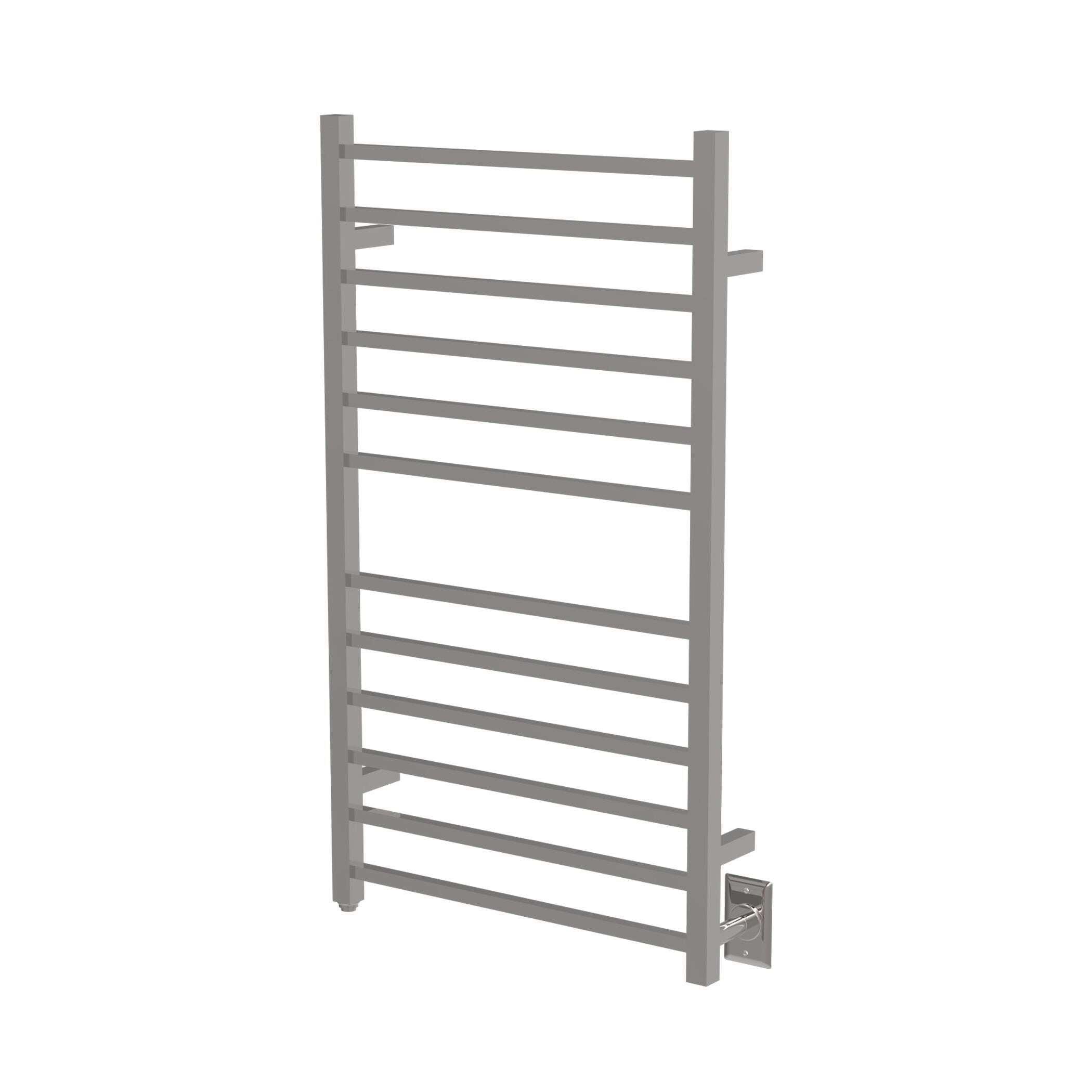 Amba Radiant Large Square Plug-in & Hardwired Bathroom Towel Warmer - 23.6