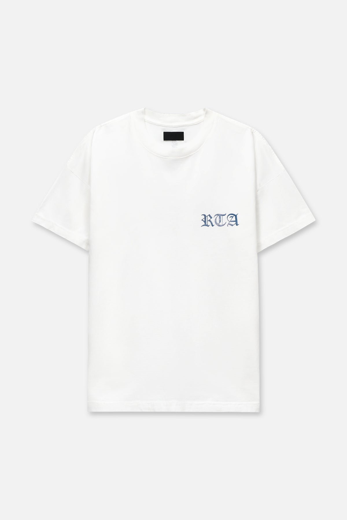 Liam Short Sleeve T-Shirt | White Metallic Stripe Men's Casual Tee - Perfect for Summer Outfits & Streetwear Fashion
