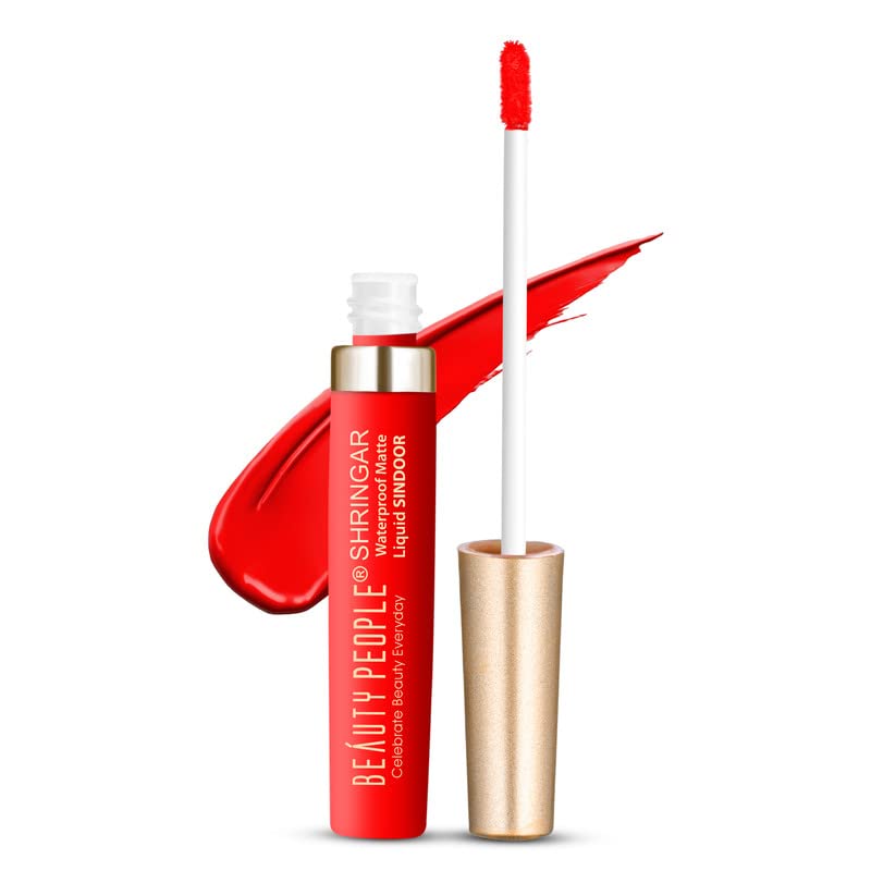 Beauty People Shringar Sindoor (Red) - Traditional Indian Vermilion Powder for Hindu Religious Ceremonies & Bridal Makeup