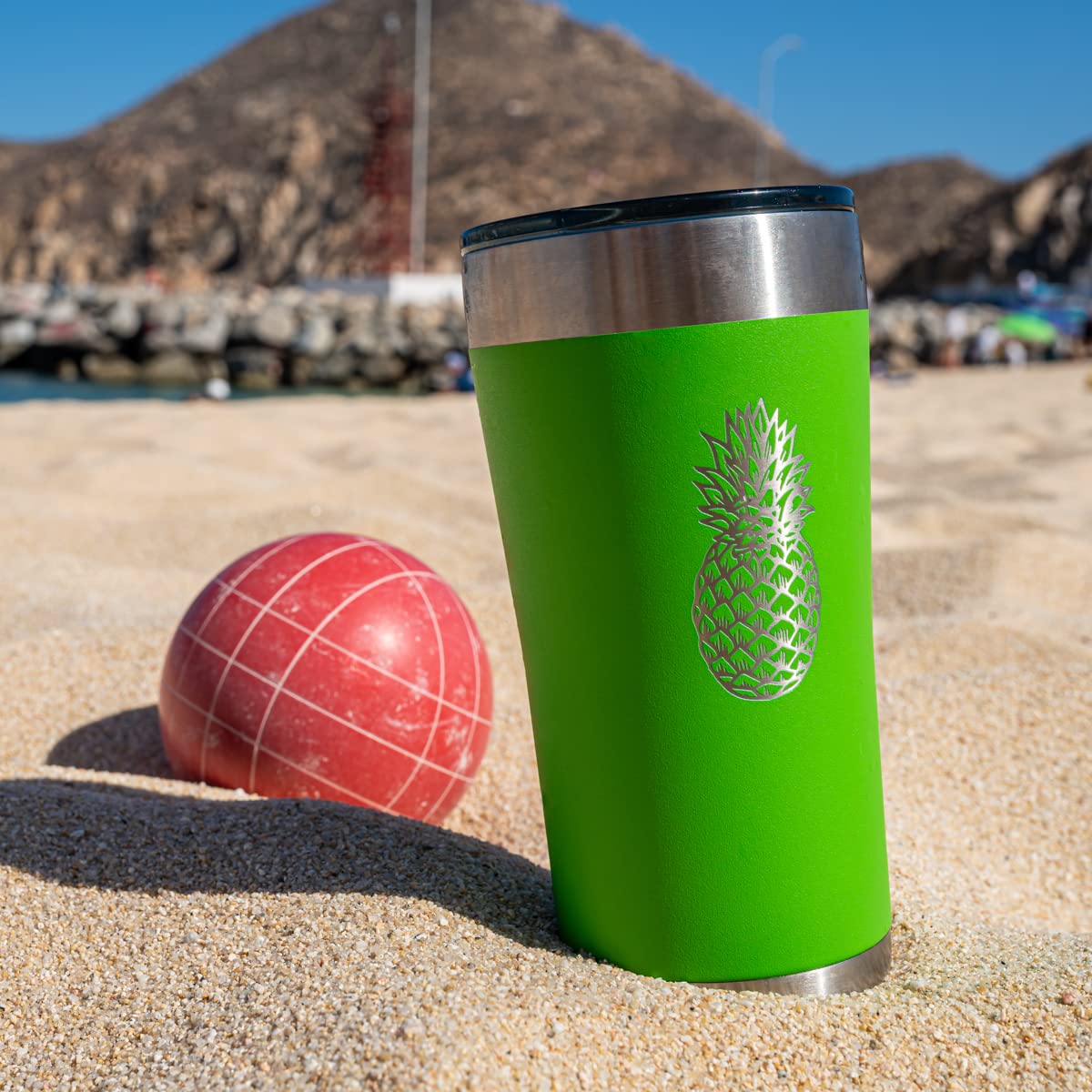 20 oz Vacuum Insulated Stainless Steel Tumbler with Lid - Double Wall Travel Mug, Custom Laser Engraving Options (Aqua) - Perfect for Coffee, Tea & Cold Drinks On The Go, Office & Outdoor Adventures
