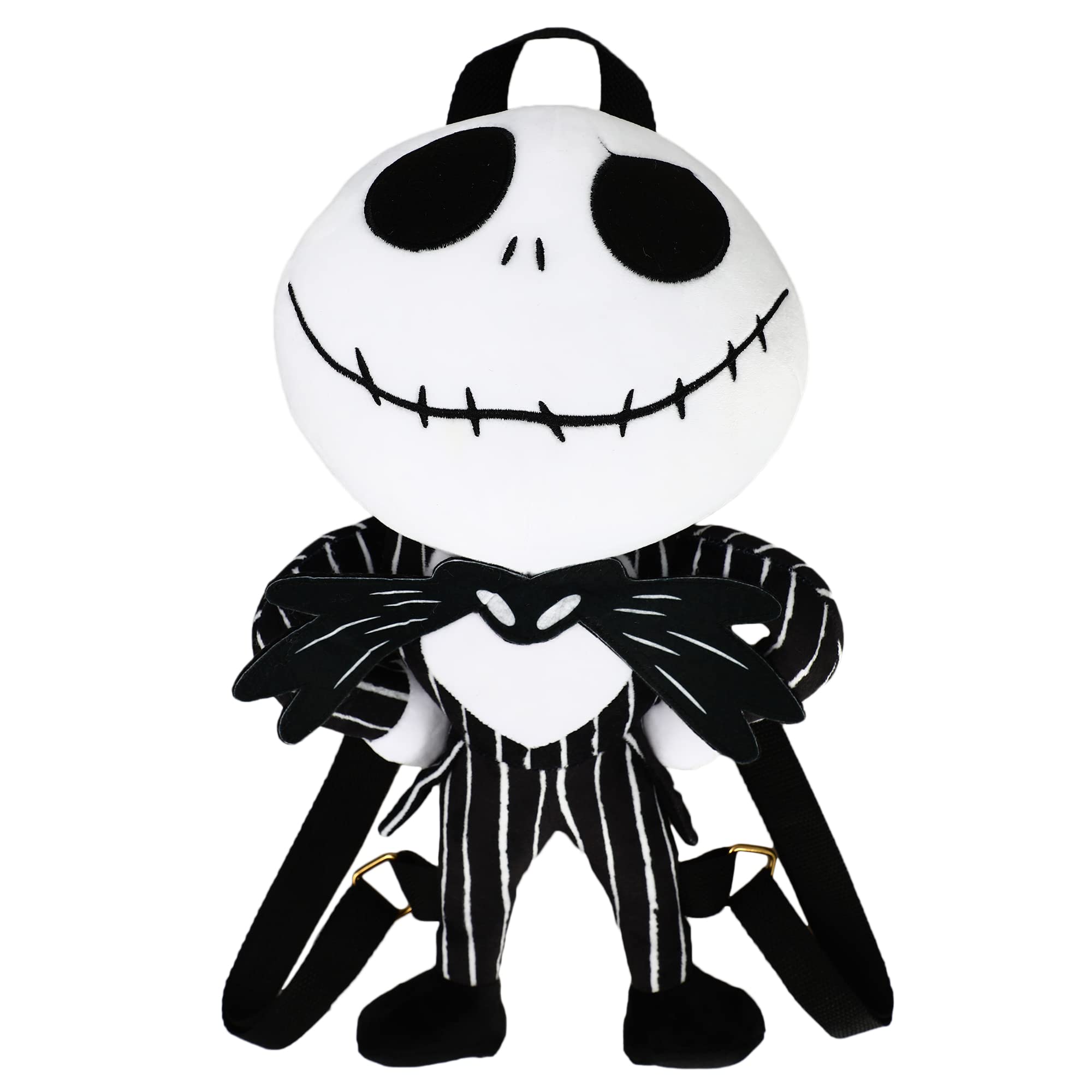 Nightmare Before Christmas Jack Skellington Plush Mini Backpack - Cute Disney Halloween Gift for Kids & Adults, Perfect for Cosplay, School, Travel & Collectors