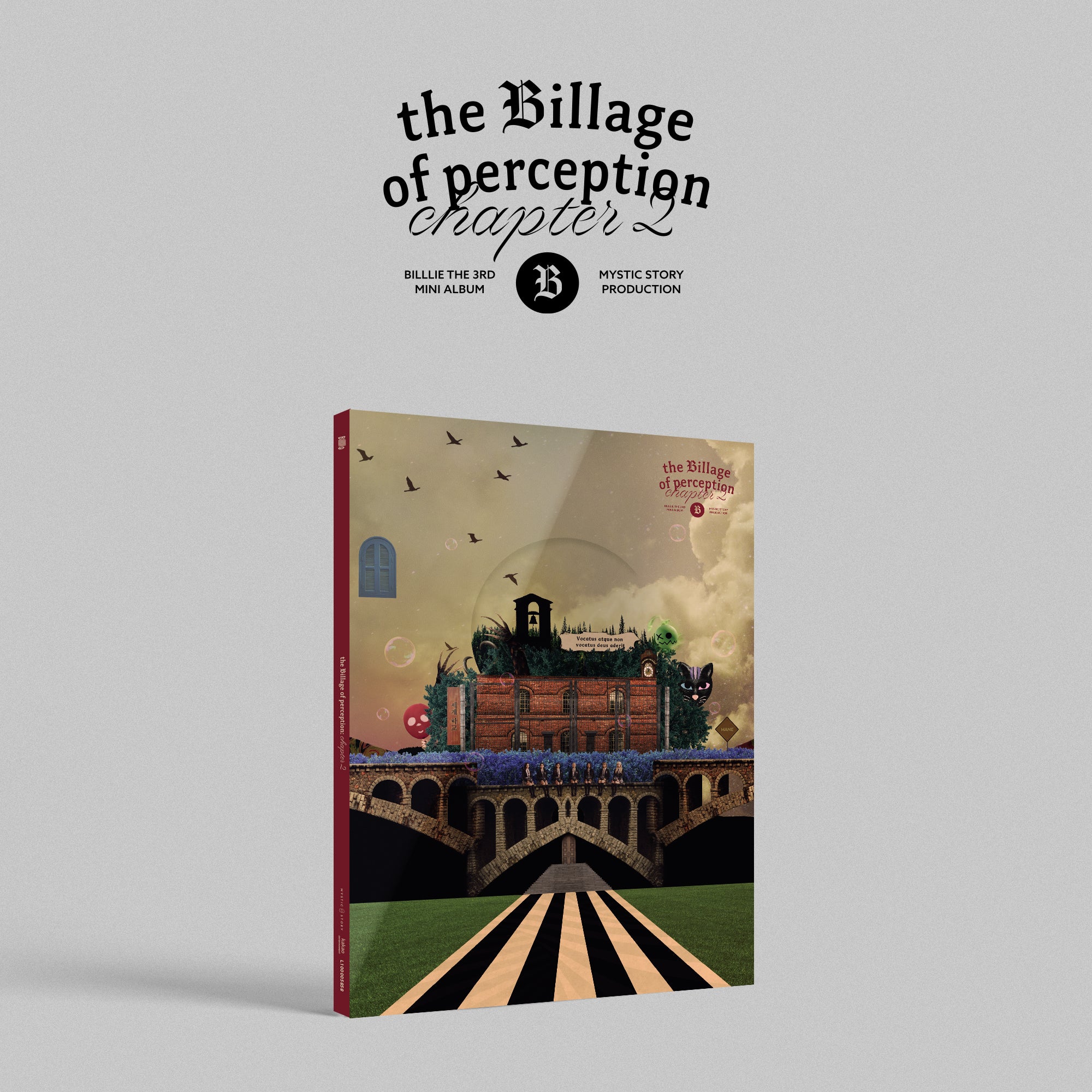 BILLIE 3rd Mini Album 'THE BILLAGE OF PERCEPTION: CHAPTER TWO' - K-Pop Music CD for Fans, Collectors & Gift Giving - Perfect for Concerts, Parties & K-Pop Collections