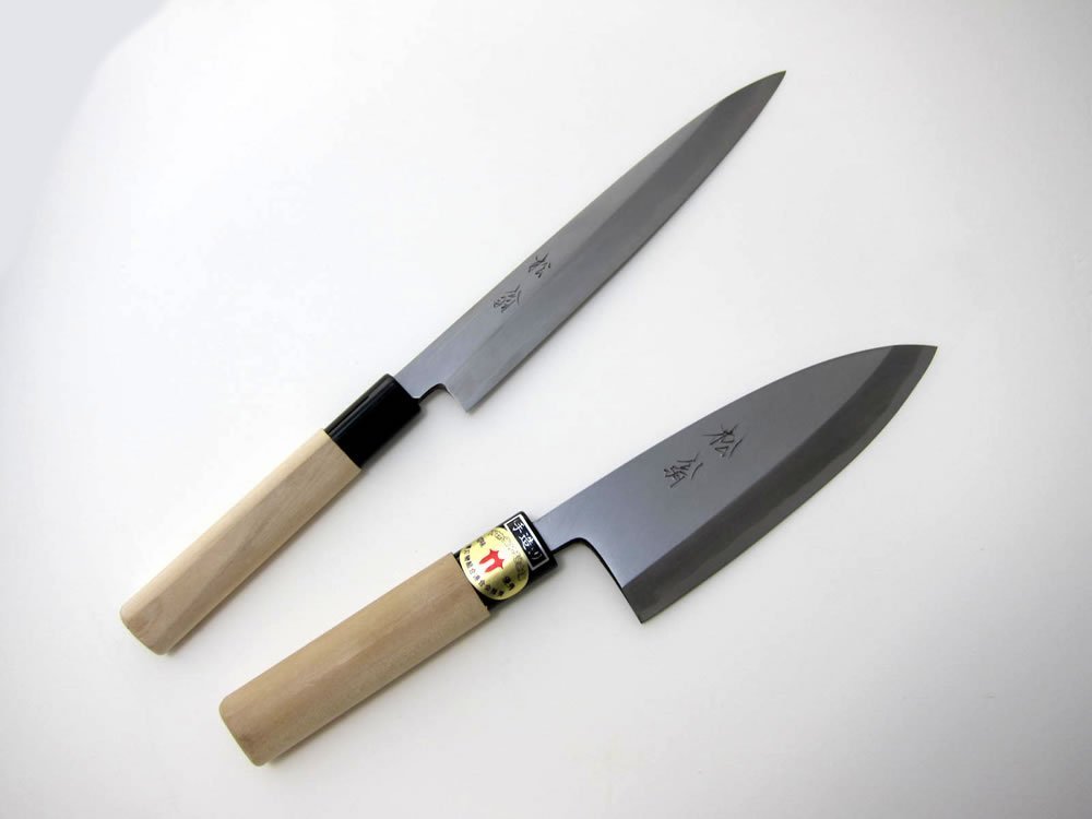 Premium Yanagiba & Deba Japanese Sushi Knife Set - Sakai Shouo High-Carbon Steel - Perfect for Sushi Chefs & Home Cooking - Gift for Culinary Enthusiasts