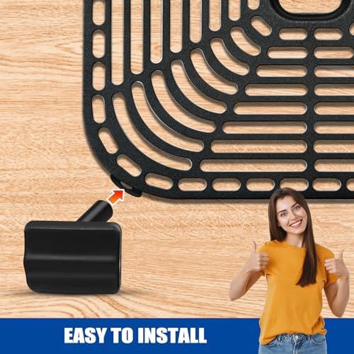 Cosori 6QT Air Fryer Replacement Rubber Feet - 4 Pack Heat Resistant Food Grade Silicone Anti-Scratch Pads for Air Fryer Accessories - Perfect for Kitchen Counter Protection & Stability