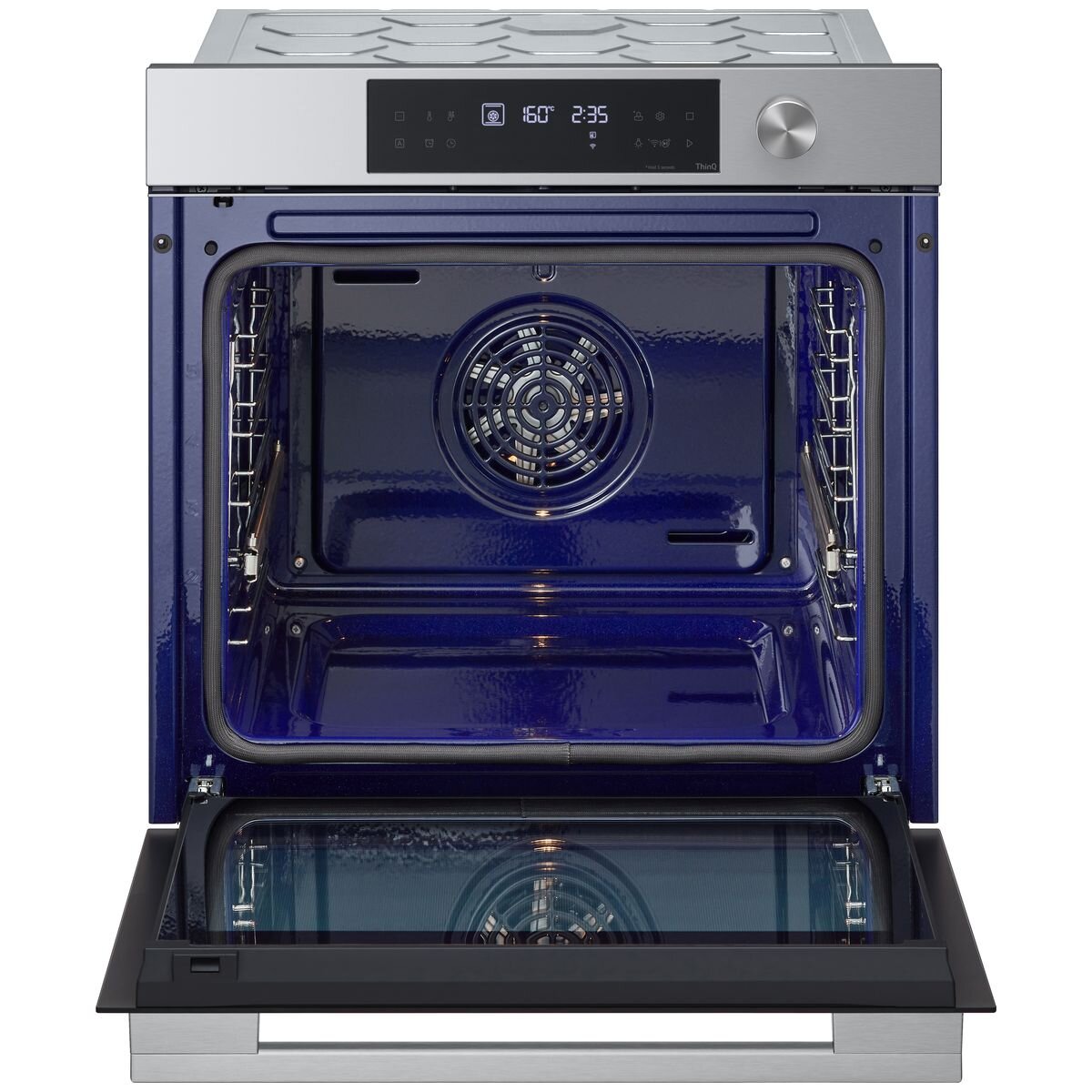 LG 60cm InstaView Series 7 Pyrolytic Self-Cleaning Oven with Stainless Steel Design - BO607G1S4 - Perfect for Modern Kitchens, Baking, Roasting & Family Cooking
