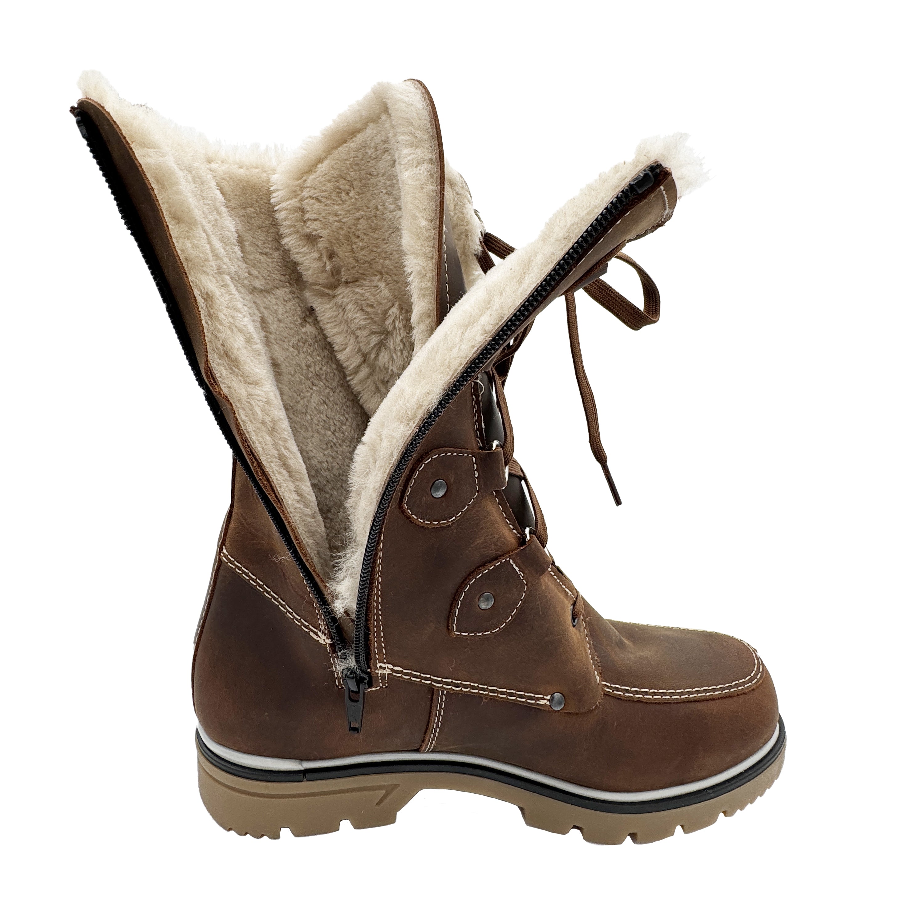 Women's Mid Height Winter Boots - Waterproof Snow Boots for Women, Warm & Comfortable Cold Weather Boots - Perfect for Snowy Days, Hiking & Outdoor Activities