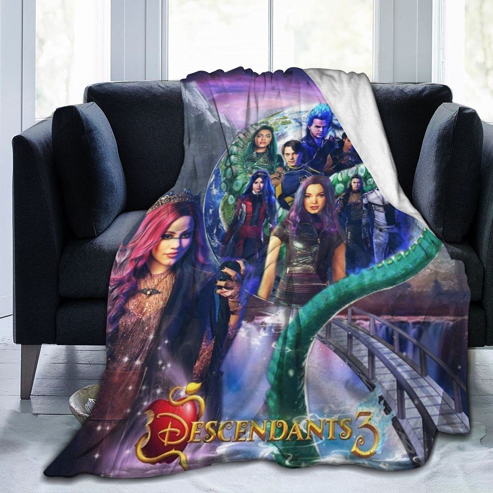 LIERDE Ultra-Soft Micro Fleece Blanket - Warm & Lightweight All-Season Throw for Kids & Adults - Perfect for Bed, Sofa, Travel & Outdoor Use - 50