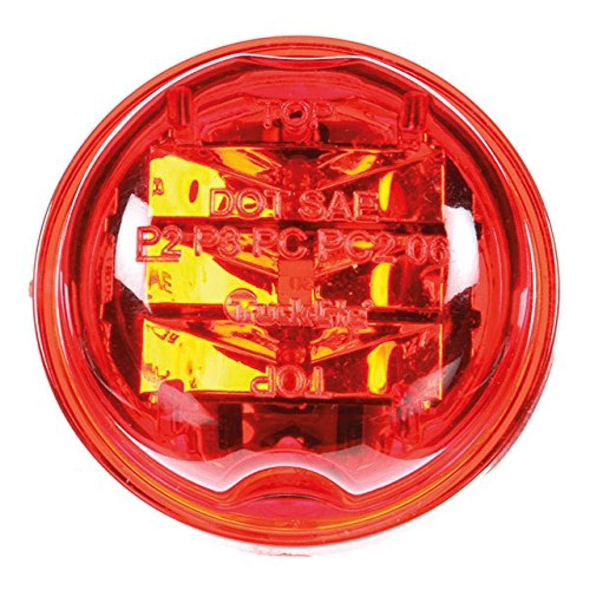 Truck-Lite 30275R 30 Series Red LED Marker Clearance Lamp - 8 Diode Heavy Duty Truck Lighting for Semi Trailers & Commercial Vehicles | Weatherproof & Durable for Night Driving & Road Safety