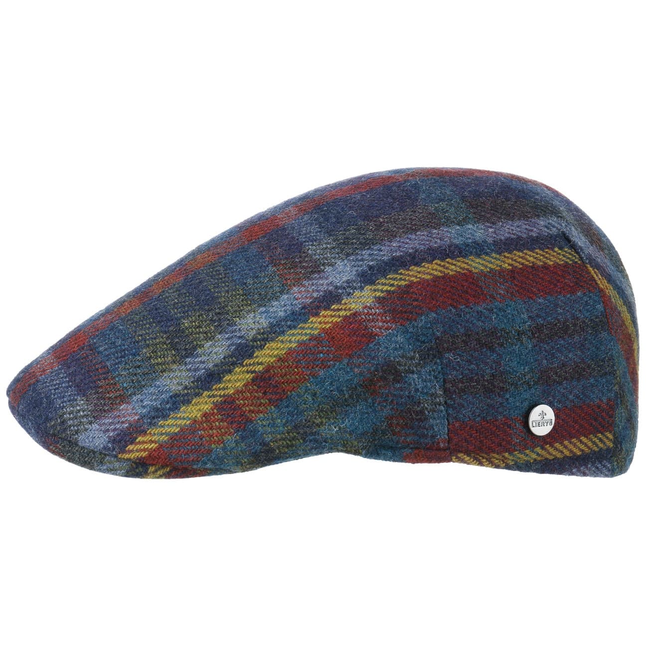 Lierys Shetland Wool Flat Cap - Classic Men's Winter Hat for Outdoor Activities, Hiking, and Casual Wear