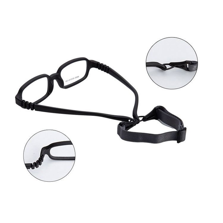 Unbreakable Kids Flexible Glasses with Strap - Shatterproof Eyewear for Toddlers Age 2-3 Years (Model 6037) - Perfect for Playtime, Sports & Outdoor Activities