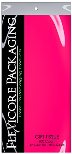 Premium Black Kraft Paper Gift Bags with Hot Pink Tissue Wrap - 8