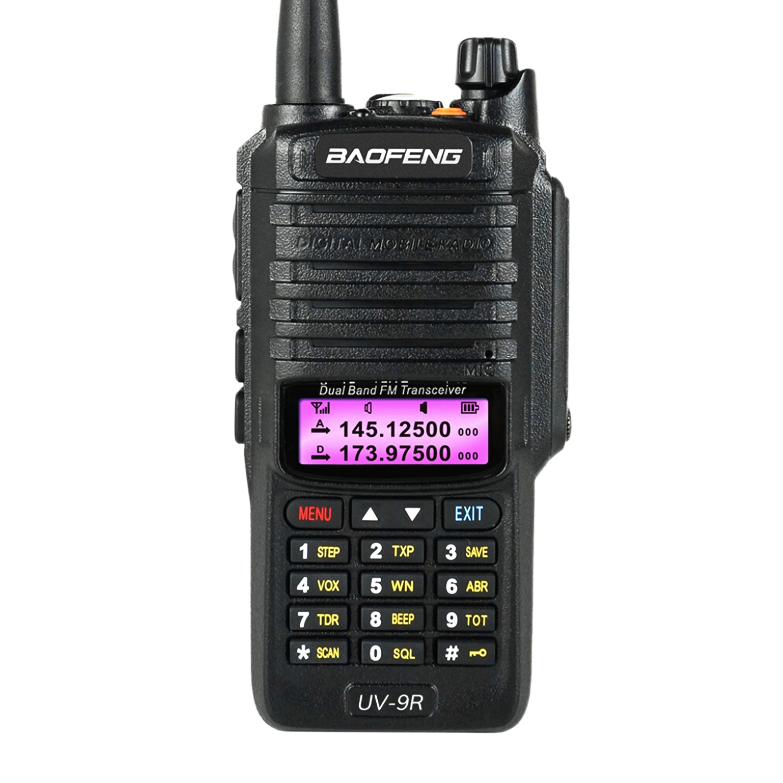 Baofeng UV-9R Dual Band Two-Way Radio | 5W High Power | 1800mAh Long Battery Life | IP57 Waterproof | for Outdoor Adventures, Emergency Communication & Hiking