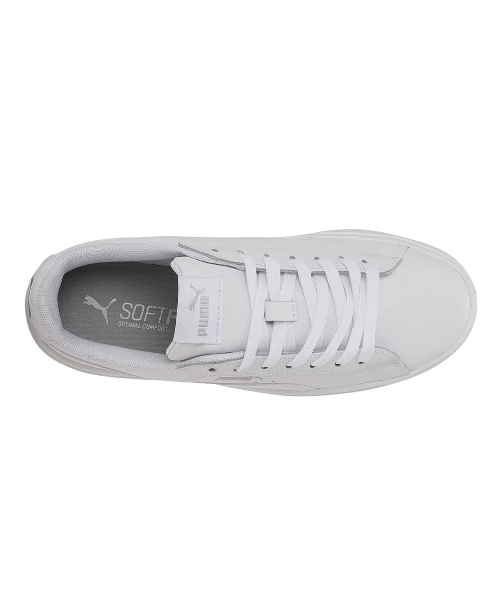 PUMA Women's Vikky Stacked L Sneakers - Fashionable White Platform Shoes for Women | Comfortable Casual Walking & Everyday Wear | Perfect for Street Style, Work & Outfits