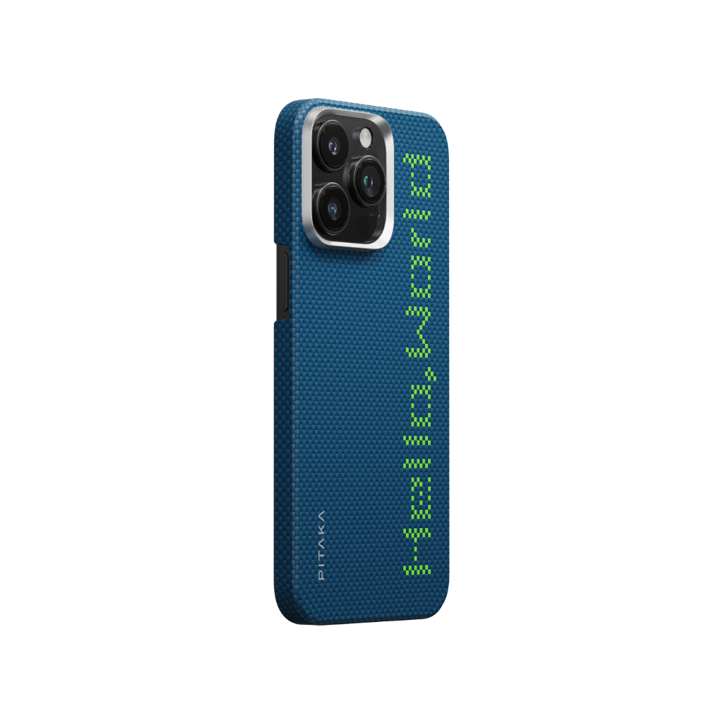 Hello World Luminous Phone Case - Glow in The Dark Protective Cover for iPhone & Android - Perfect for Nighttime Use, Concerts, and Outdoor Adventures