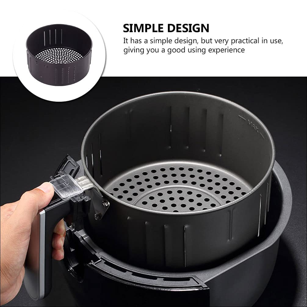 Hemoton 1-Piece Air Fryer Basket Replacement - Non-Stick Food Basket Accessory for Kitchen, Baking & Cooking | Perfect for Air Fryers, Roasting Veggies, Chicken Wings & Healthy Snacks