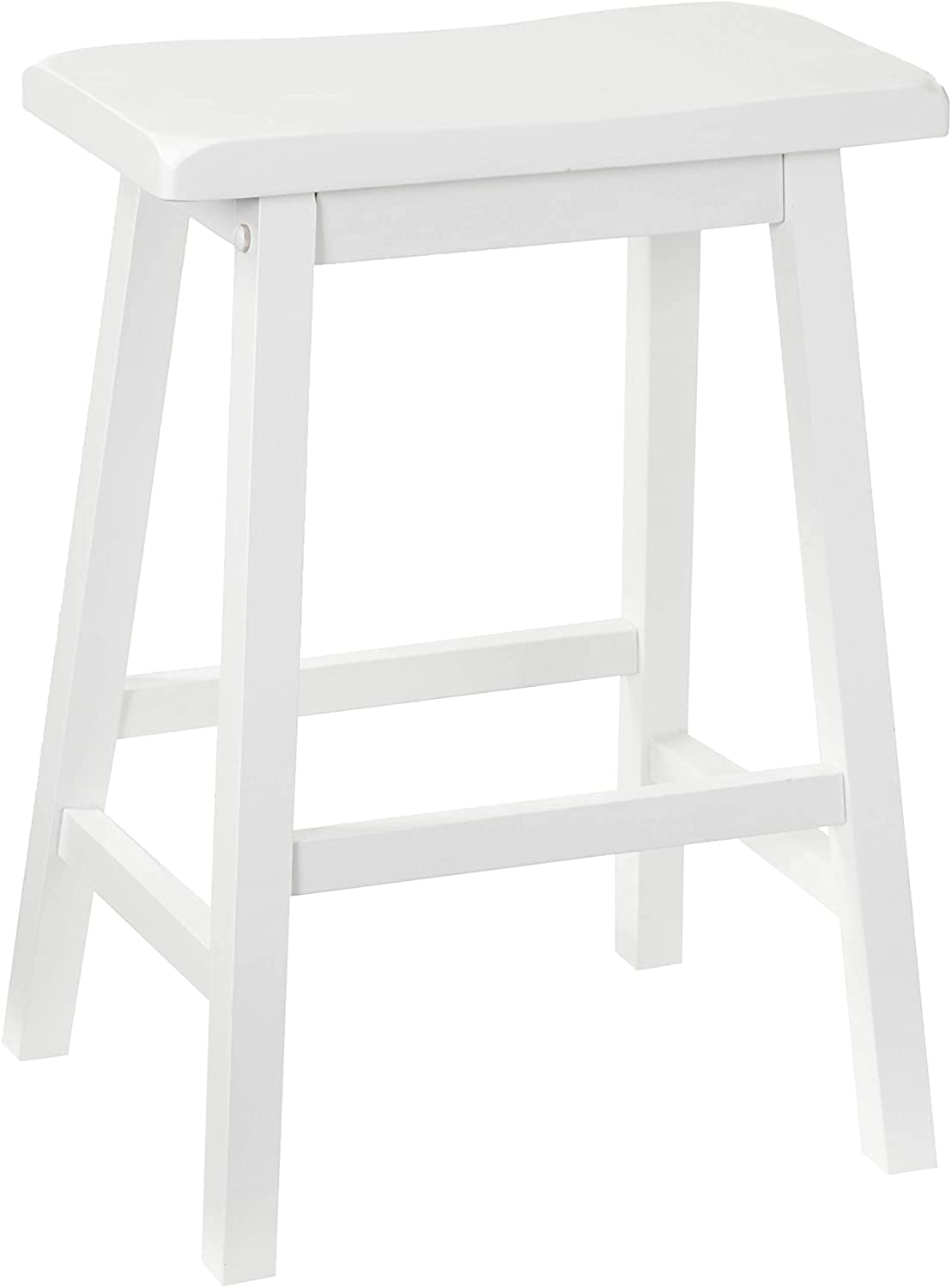 BOWERY HILL 5-Piece White Modern Counter Height Dining Table Set - Perfect for Small Kitchens, Breakfast Nooks & Contemporary Dining Rooms