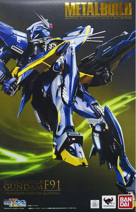 Bandai Metal Build Gundam F91 Harrison Maddin Custom Action Figure - Premium Collectible Model Kit for Anime Fans & Gundam Enthusiasts - Perfect for Display, Collection, and Cosplay Props