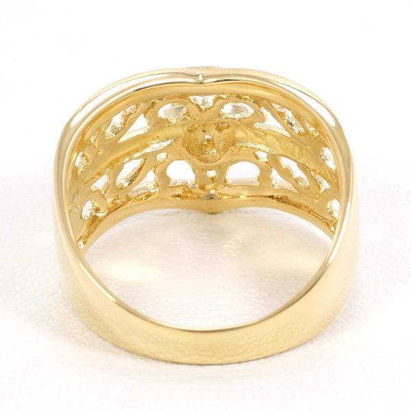 18K Yellow Gold Diamond Ring for Women - Elegant Solitaire Engagement & Wedding Band - Perfect for Proposals, Anniversaries, and Special Occasions