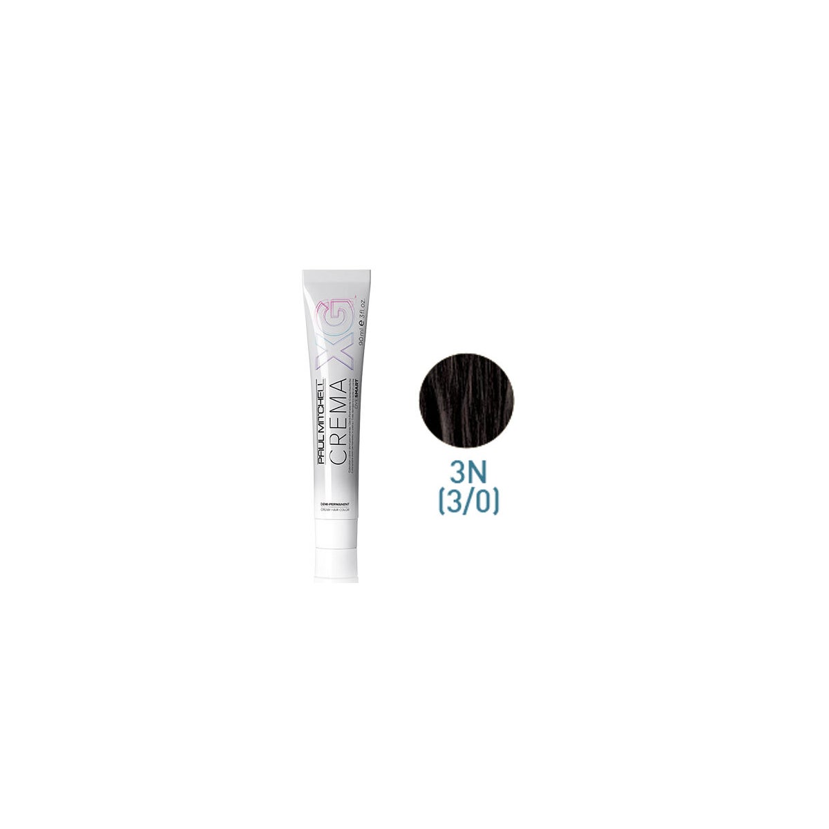 Crema XG Demi 3N Hair Color - Professional Semi-Permanent Hair Dye for Natural-Looking Brown Shades | Perfect for At-Home Hair Coloring & Salon-Quality Results