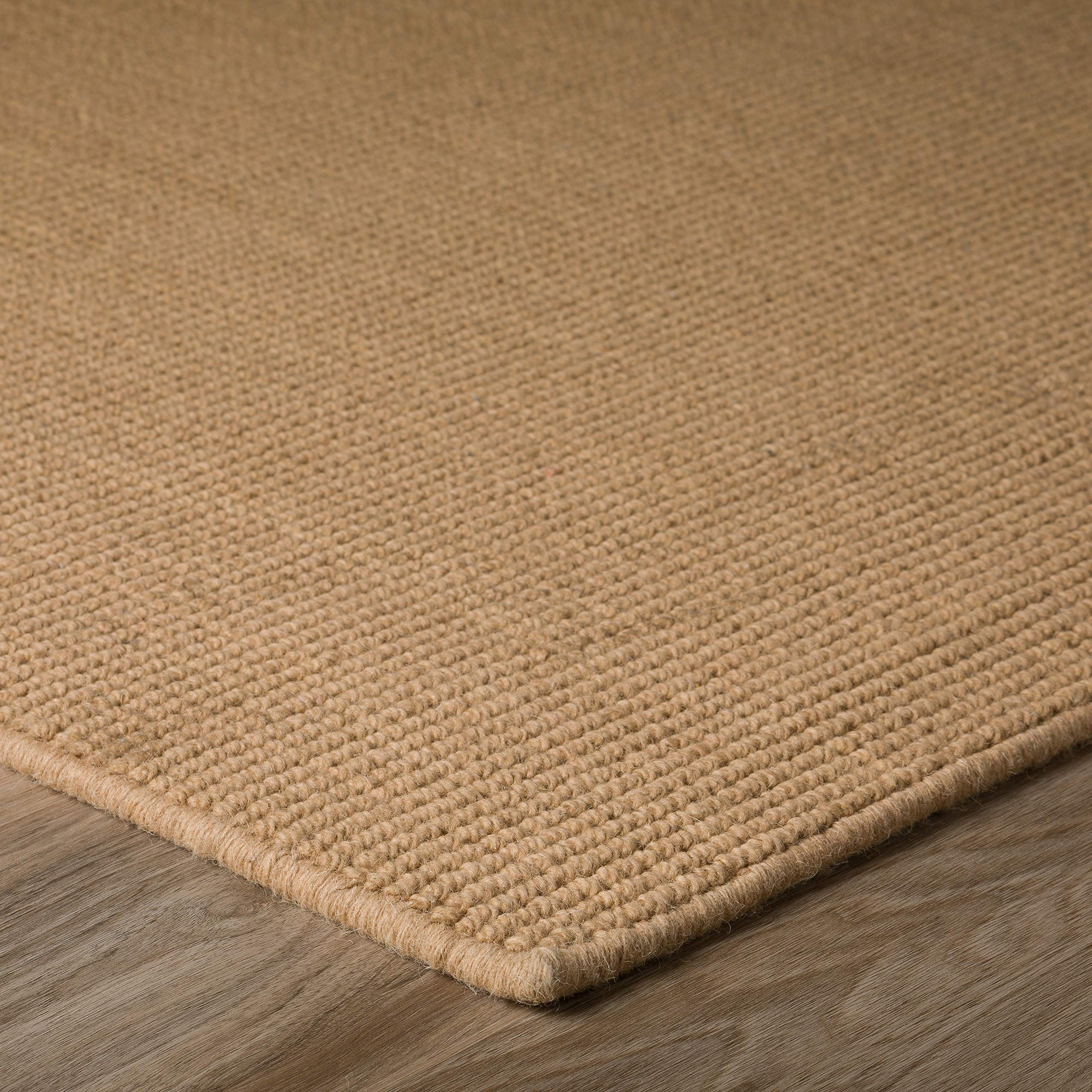Addison Rugs Jaxon Area Rug 3.5x5.5 Feet, Soft Tan Modern Living Room Rug - Perfect for Bedroom, Dorm, Office & Home Decor
