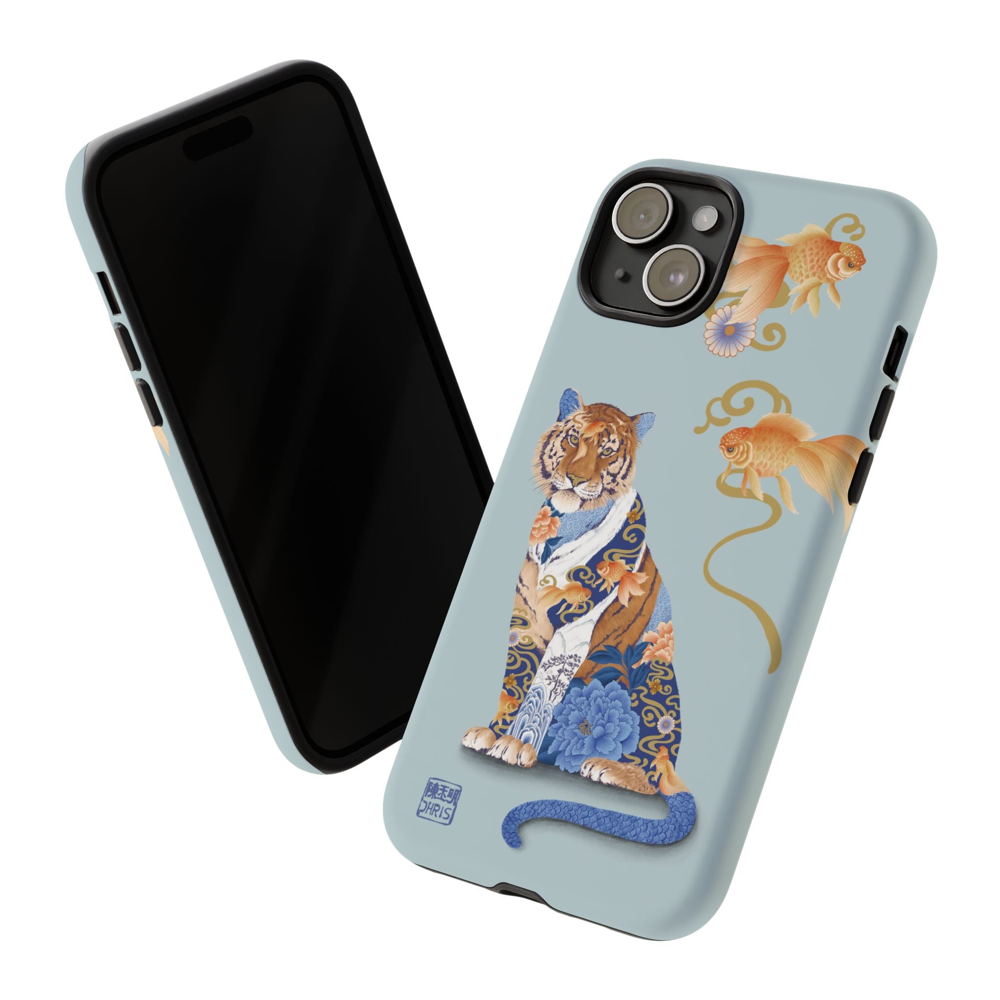 Chinese Zodiac Water Tiger Phone Case - Durable Protective Cover for iPhone & Samsung - Perfect for New Year Gifts & Daily Use
