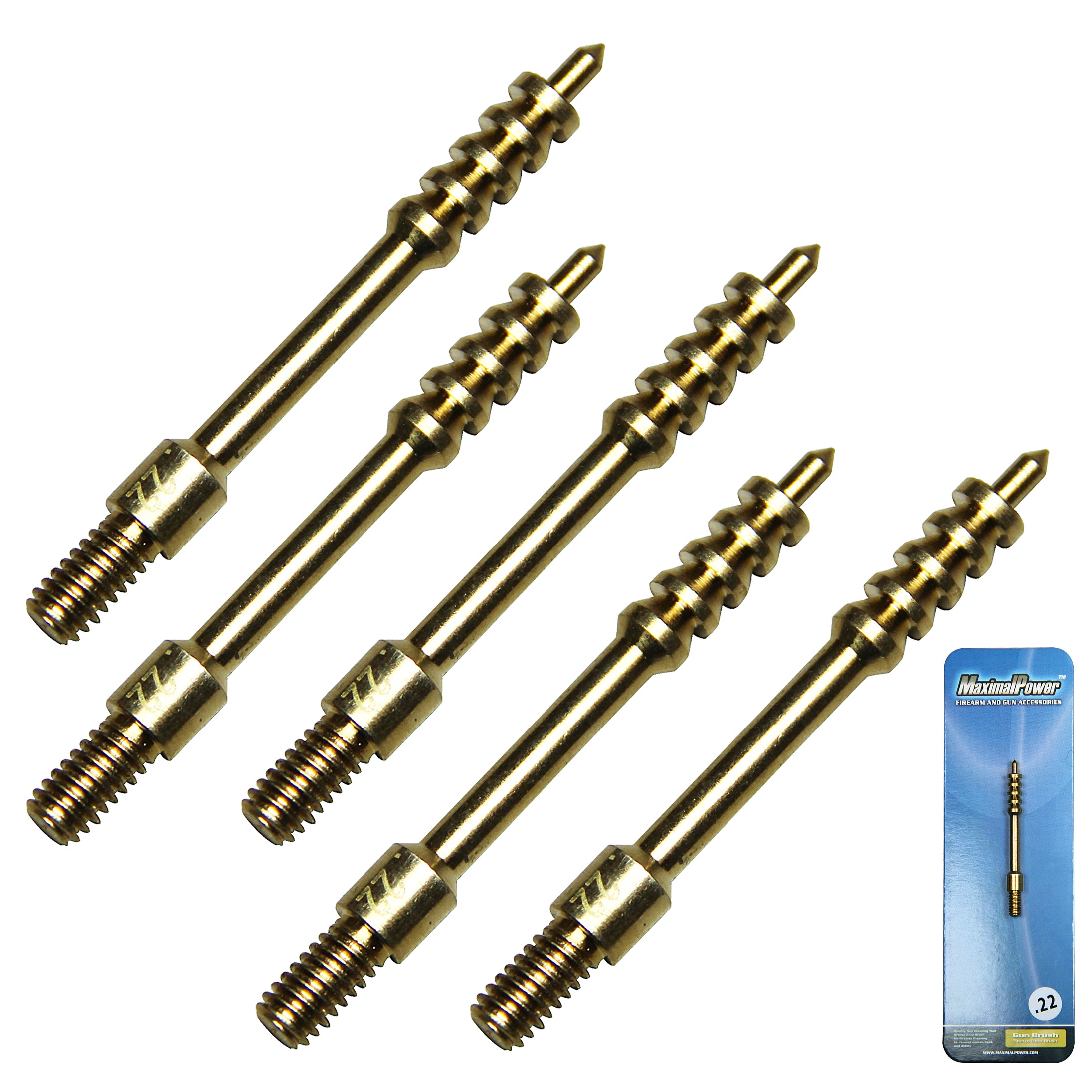 .22/.223 Caliber Bore Cleaning Jag - 8-32 Thread Compatible with Standard Cleaning Rods | Perfect for Rifle Maintenance & Precision Shooting Accessories