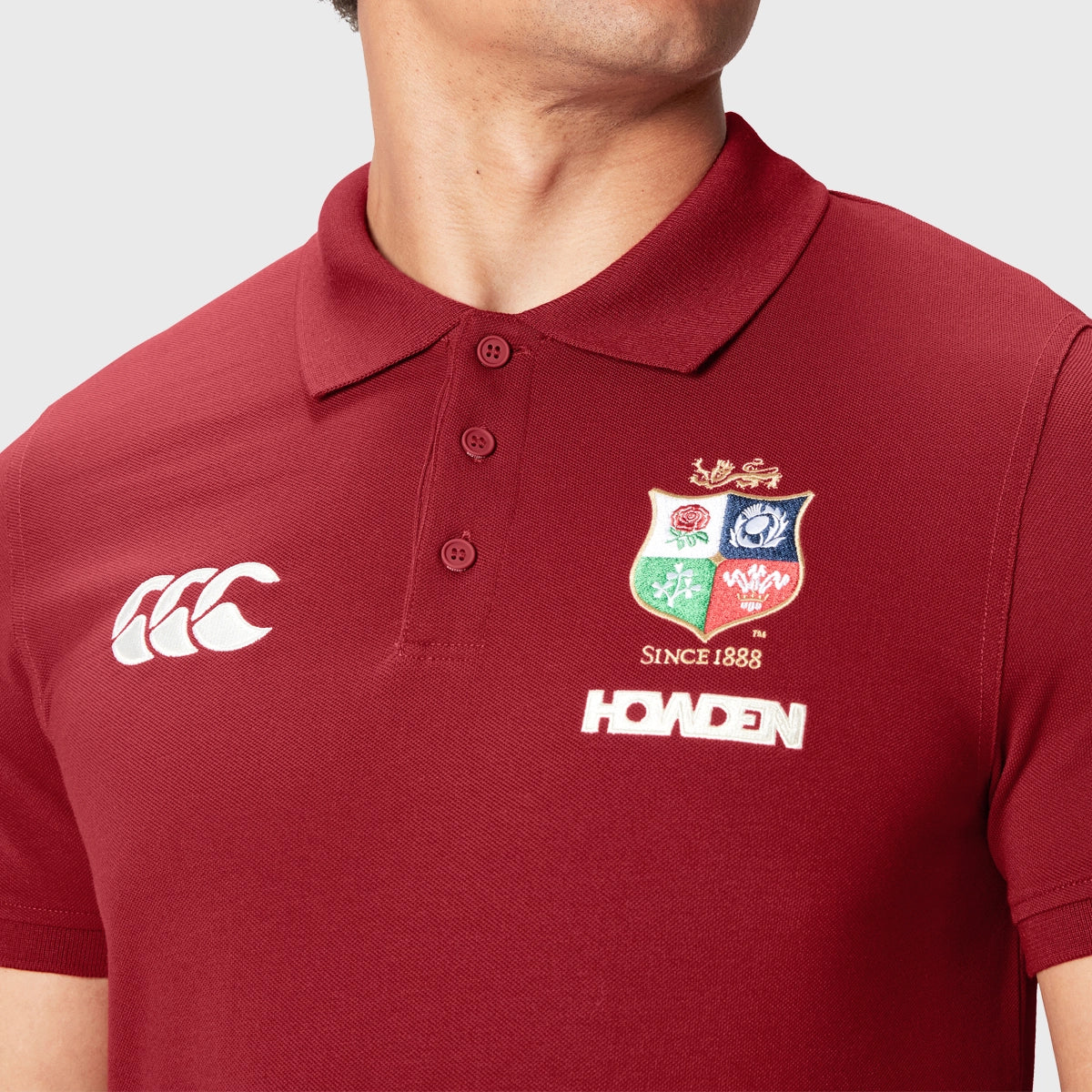 Canterbury British & Irish Lions Men's Performance Pique Polo Shirt - Breathable Red Rugby Shirt for Training & Match Days - Perfect for Rugby Fans & Sports Enthusiasts