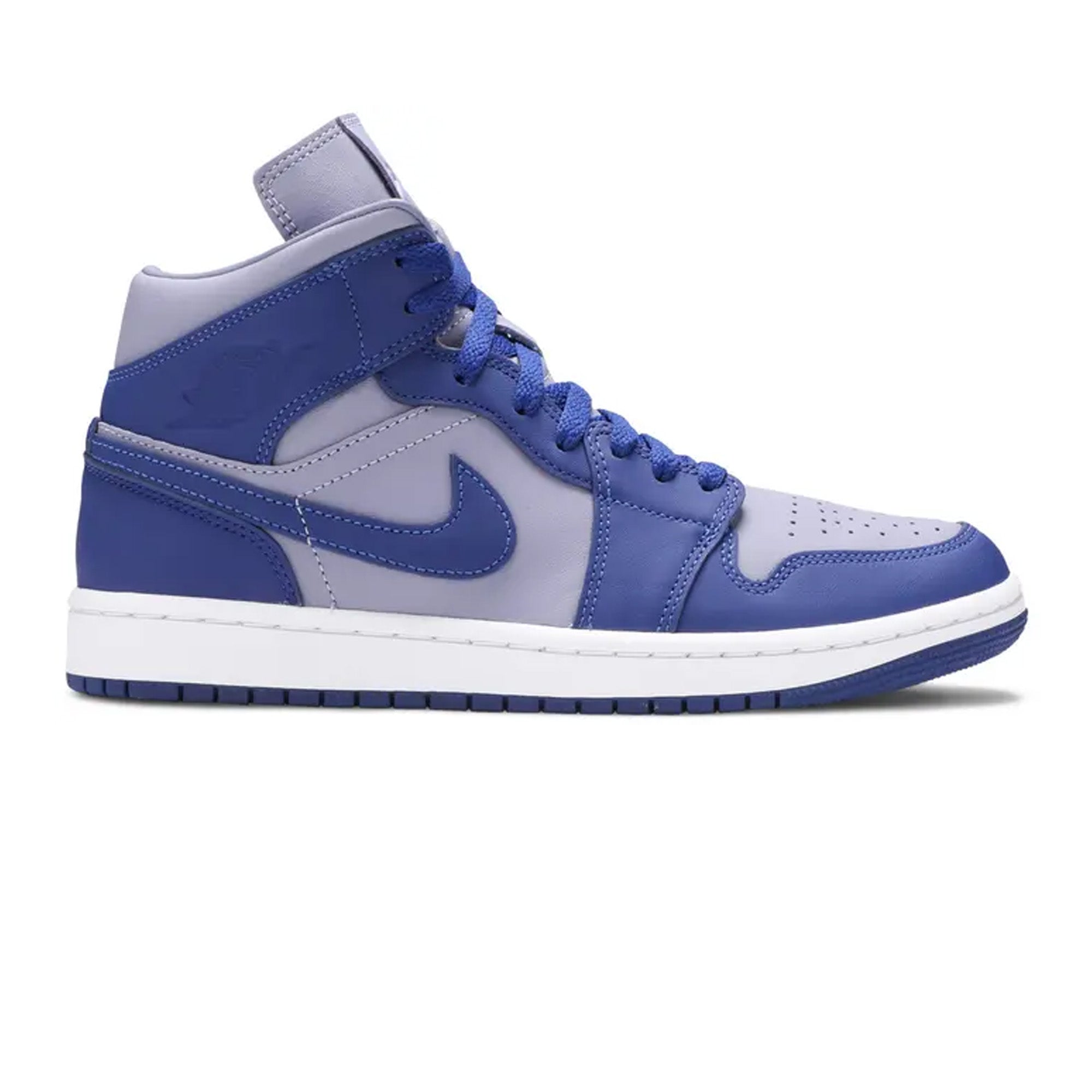 Air Jordan 1 Mid SE 'Iron Purple Deep Royal' Women's Basketball Shoes - Stylish Sneakers for Casual Wear, Street Fashion & Gym Workouts