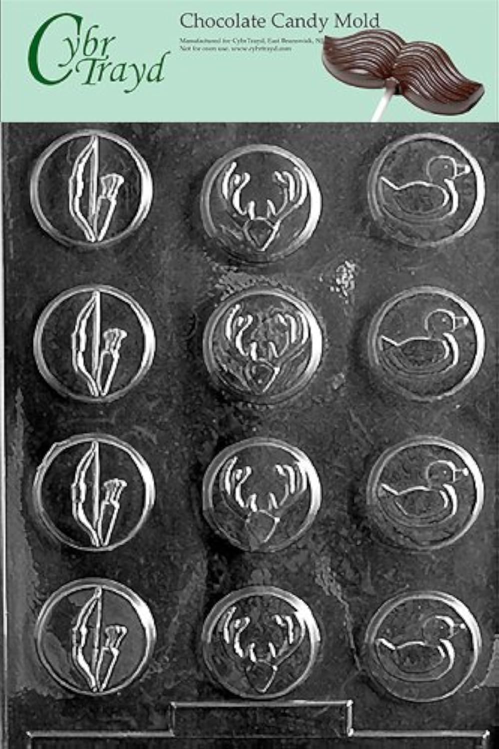 Premium Sports Chocolate Candy Mold - Bow & Arrow Hunter Mints for DIY Candy Making | Perfect for Birthday Parties, Baby Showers & Holiday Treats