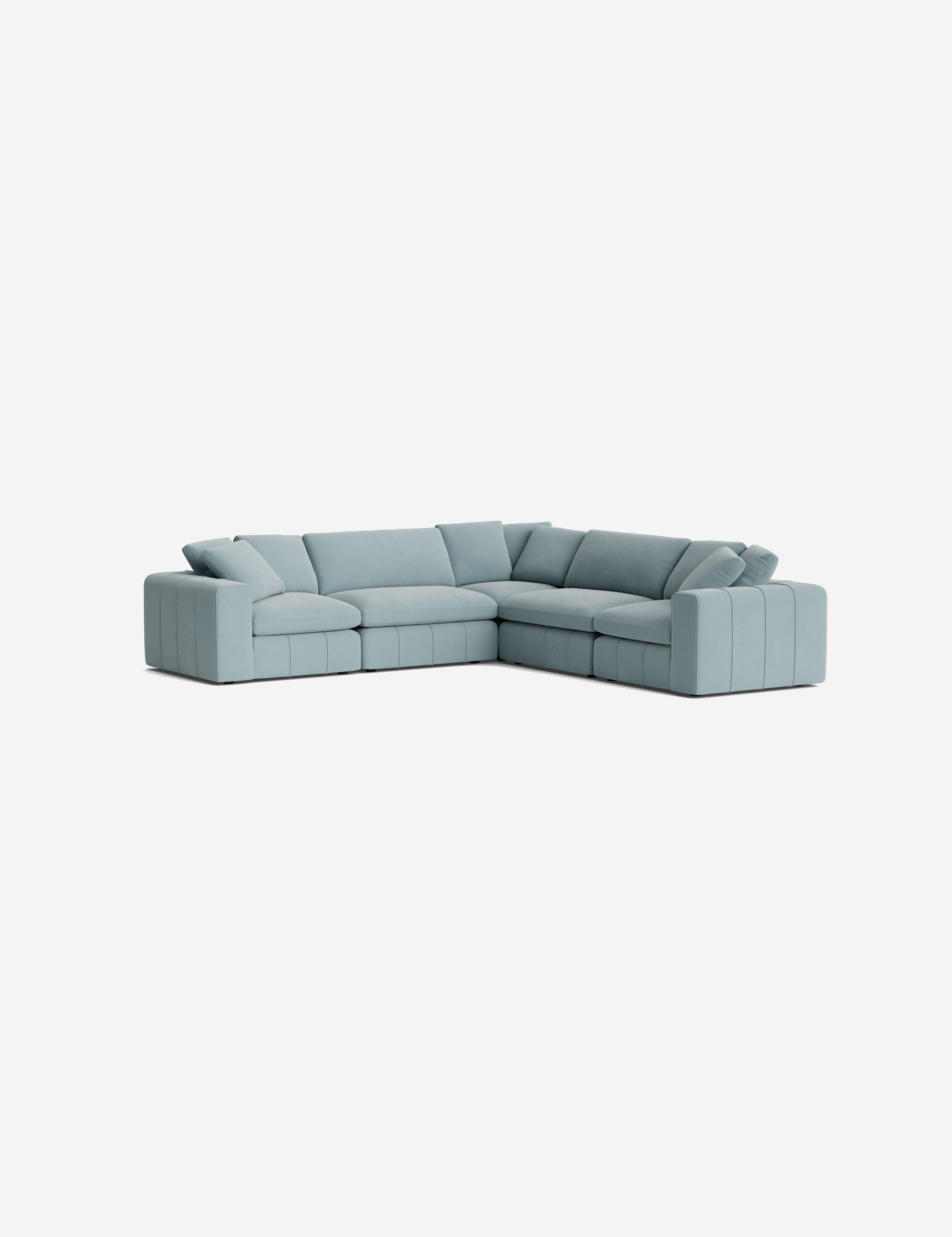 Sky Blue Classic Velvet