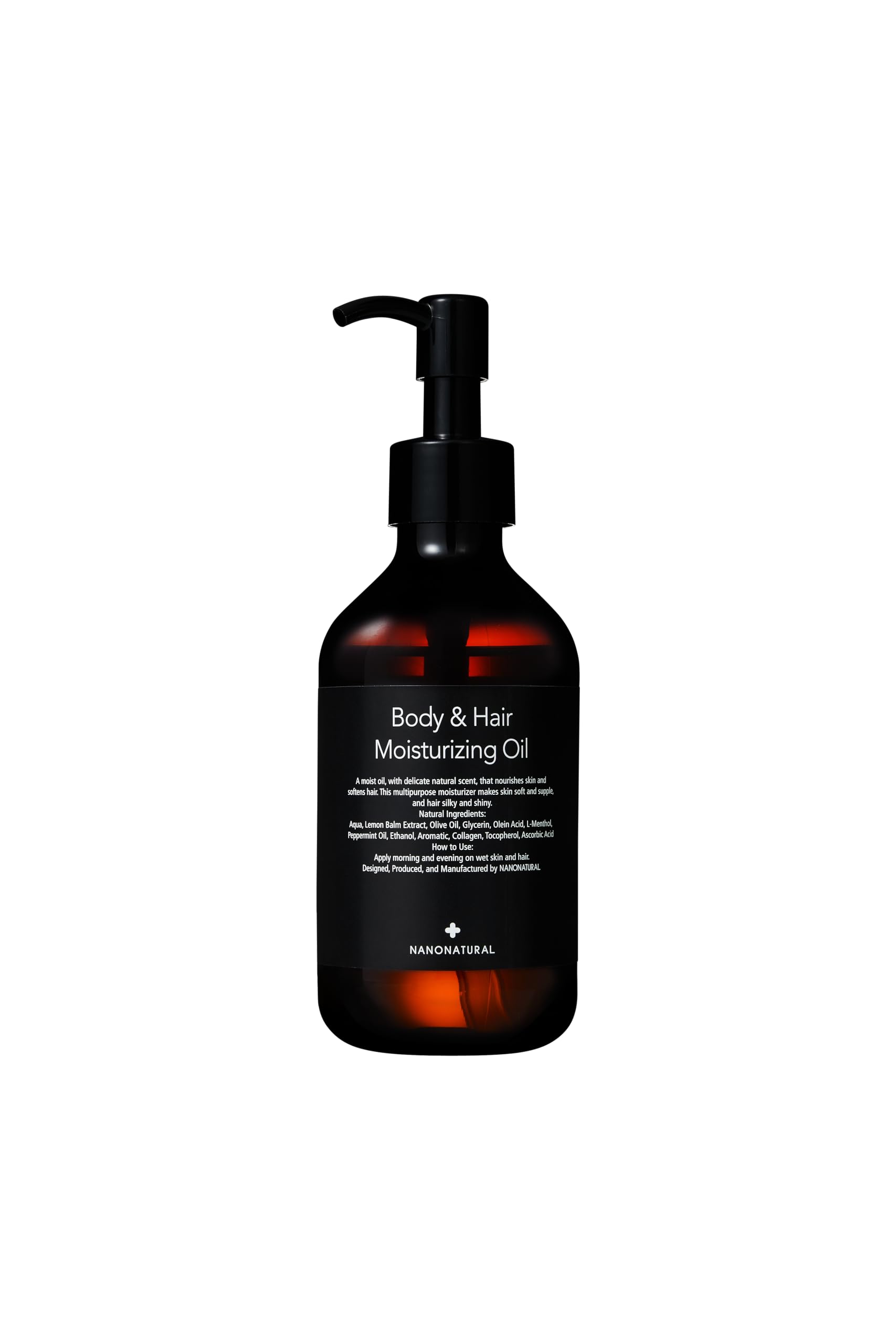 NANONATURE Hydrating Body & Hair Oil - Natural Moisturizer for Dry Skin & Damaged Hair - Perfect for Daily Hydration & Post-Shower Care